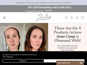 'julep.com' screenshot