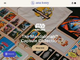ana tomy homepage screenshot