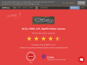 'acowtancy.com' screenshot
