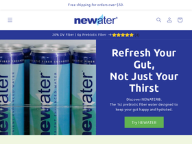 drinknewater.com homepage screenshot