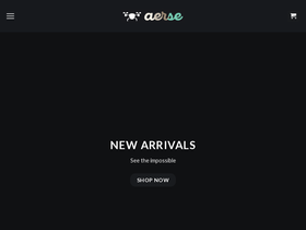 aerse homepage screenshot