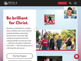 'biola.edu' screenshot