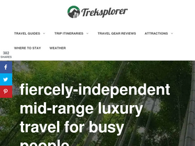 'treksplorer.com' screenshot