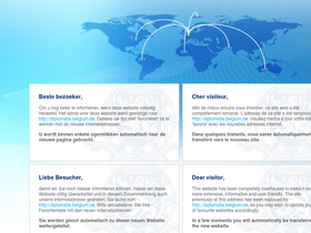 'diplomatie.be' screenshot