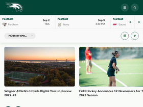 'wagnerathletics.com' screenshot