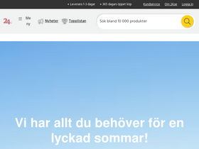 '24.se' screenshot