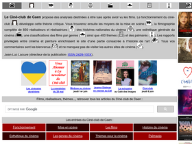 'cineclubdecaen.com' screenshot