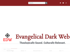 'evangelicaldarkweb.org' screenshot