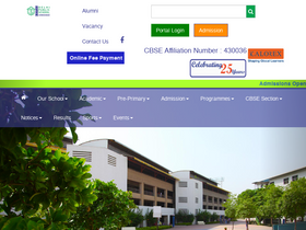 'dpsbopal-ahd.edu.in' screenshot