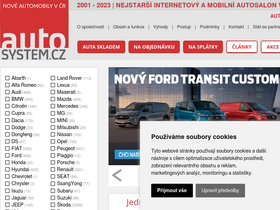 'autosystem.cz' screenshot