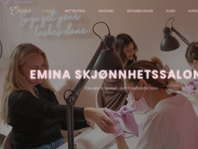 emina.no homepage screenshot