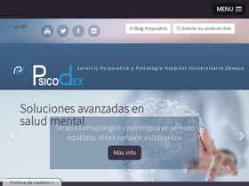 'psiquiatriapsicologia-dexeus.com' screenshot