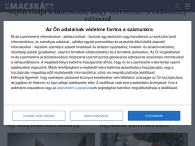 'azenmacskam.hu' screenshot