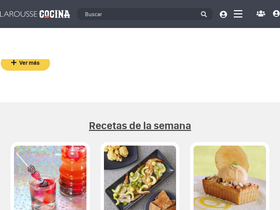 'laroussecocina.mx' screenshot