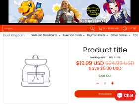 'duelkingdom.ca' screenshot