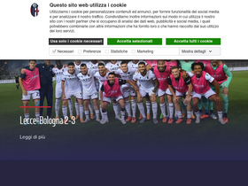 'bolognafc.it' screenshot