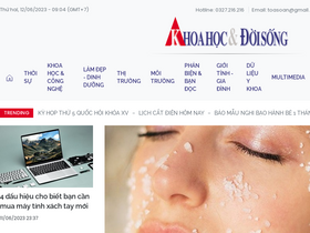 'khoahocdoisong.vn' screenshot