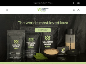 vanuatunoblekava.com homepage screenshot