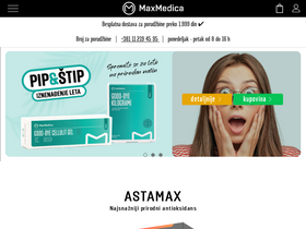 'max-medica.com' screenshot