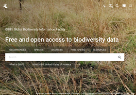 'gbif.org' screenshot