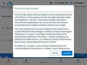 'klm.fr' screenshot