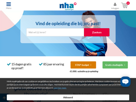 'nha.nl' screenshot