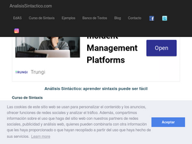 'analisissintactico.com' screenshot