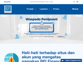 'bfi.co.id' screenshot