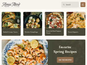 'aimeemars.com' screenshot