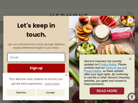 'vermontcreamery.com' screenshot