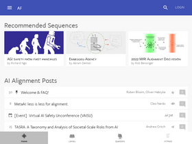 'alignmentforum.org' screenshot