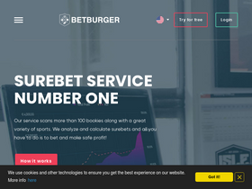 'betburger.com' screenshot