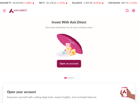 'axisdirect.in' screenshot