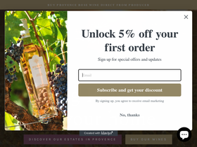 provencerose.com homepage screenshot
