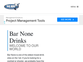'barnonedrinks.com' screenshot