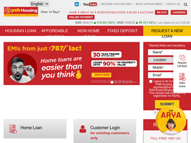 'pnbhousing.com' screenshot