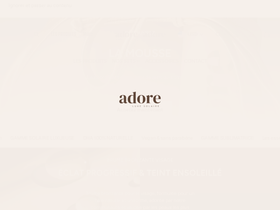Adoreluxesolaire homepage screenshot