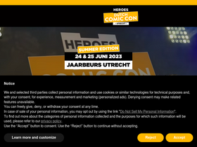 'dutchcomiccon.com' screenshot