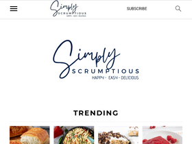 'simplyscrumptiouseats.com' screenshot