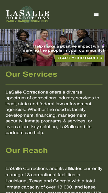 lasallecorrections.com