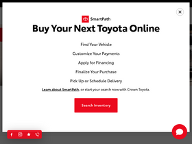 'crowntoyota.com' screenshot