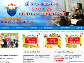 'ketoanthienung.net' screenshot