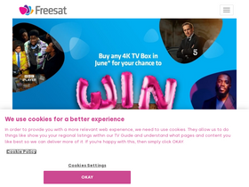'freesat.co.uk' screenshot