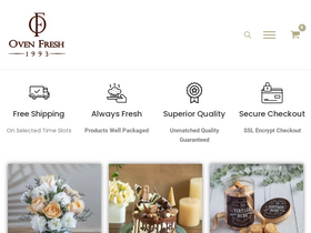 'ovenfresh.in' screenshot