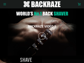 backraze.com homepage screenshot