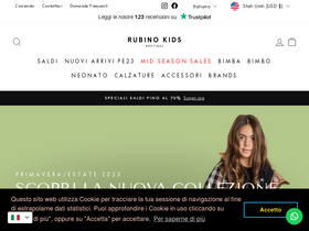 Rubinokids homepage screenshot