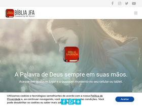 'bibliajfa.com.br' screenshot