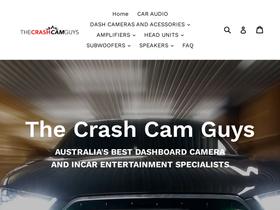 thecrashcamguys.com.au homepage screenshot