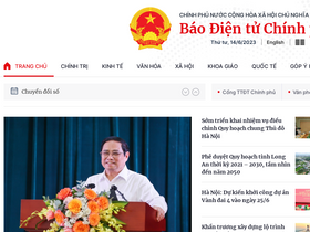 'baochinhphu.vn' screenshot