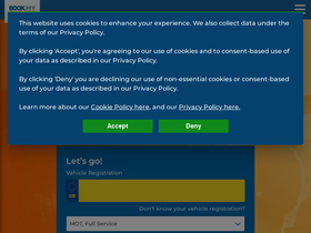 'bookmygarage.com' screenshot